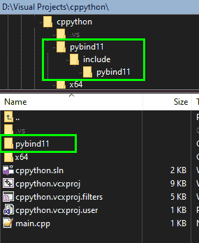 pybind11_includes